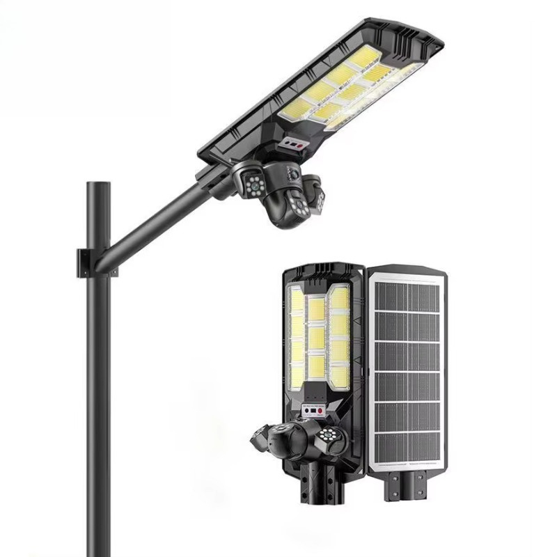 Security Camera System Solar 4G - Cámara de farola Solar Ptz 360