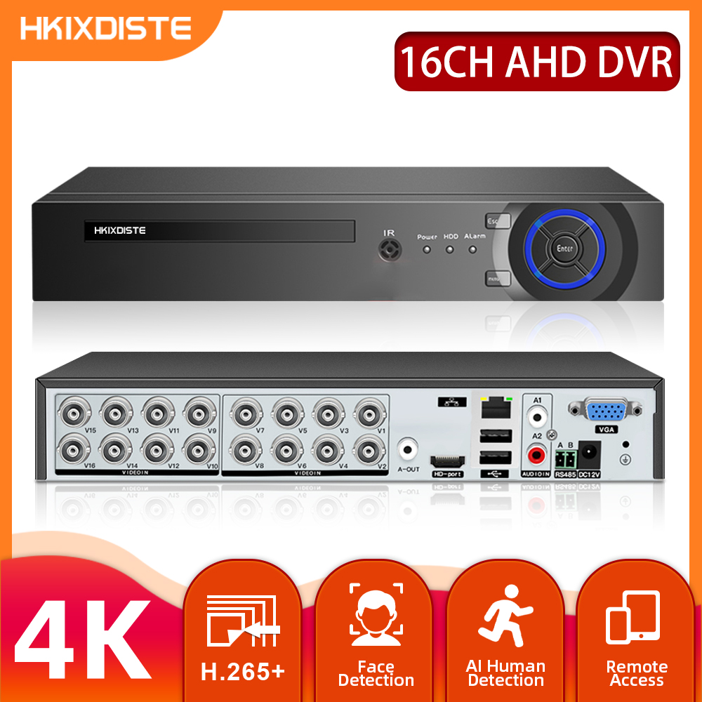 Cctv Hard Drive 4Tb Surveillance - 16CH AHD DVR HD 8MP CCTV