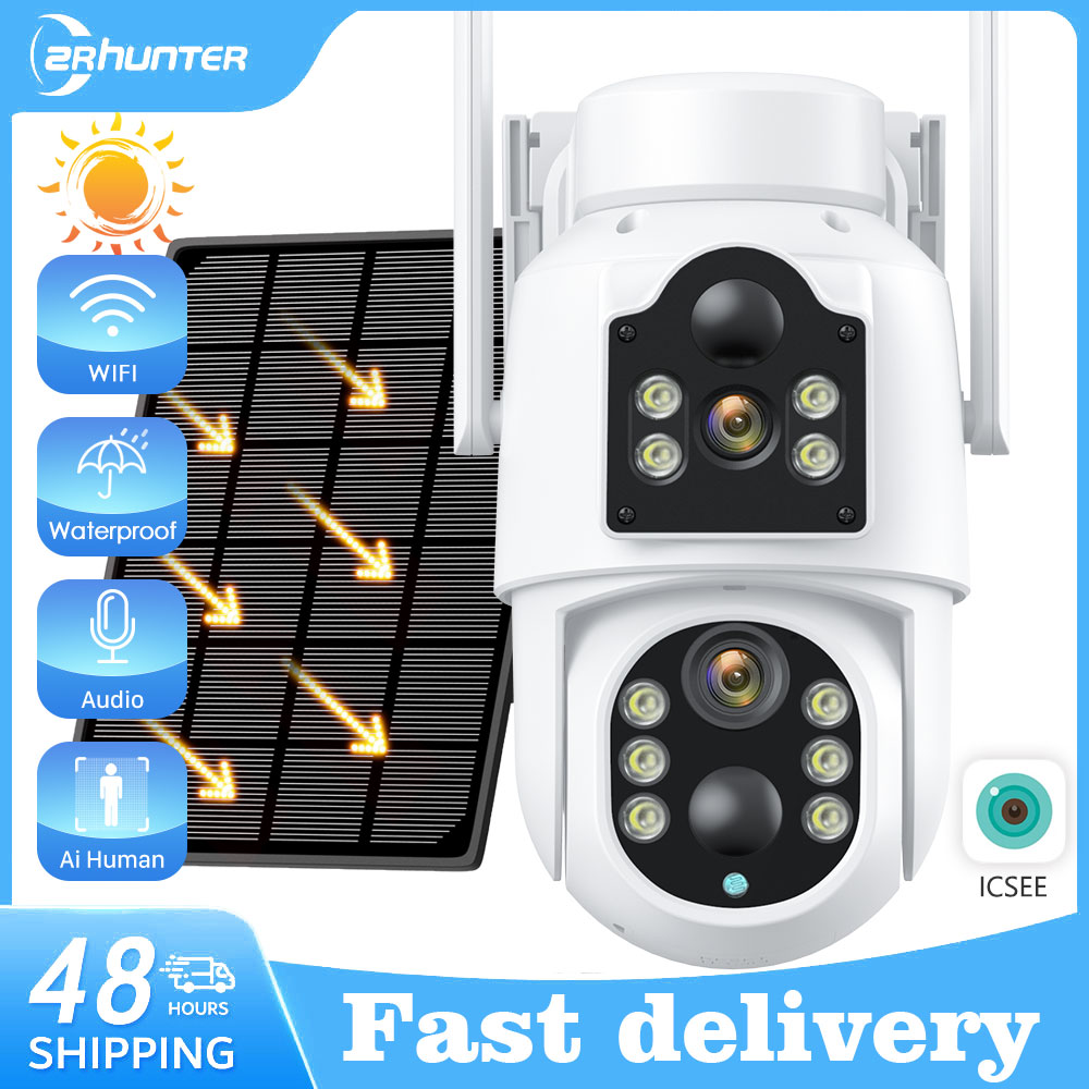 Ip Camera 4K 8Mp Outdoor Ptz - Cámara Solar 4K de 8MP con