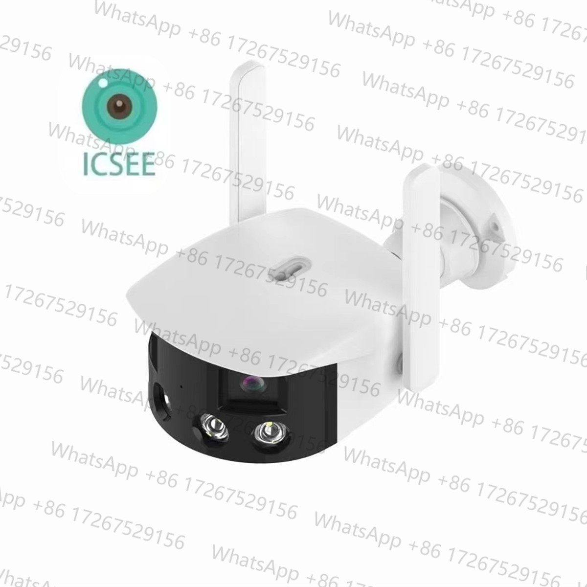 Cctv Camera 180 Degree Panoramic - Cámara IP de doble lente con