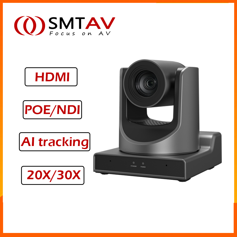 Ptz Camera 30X Zoom Poe - SMTAV AI TRACKING NDI PTZ CÁMARA