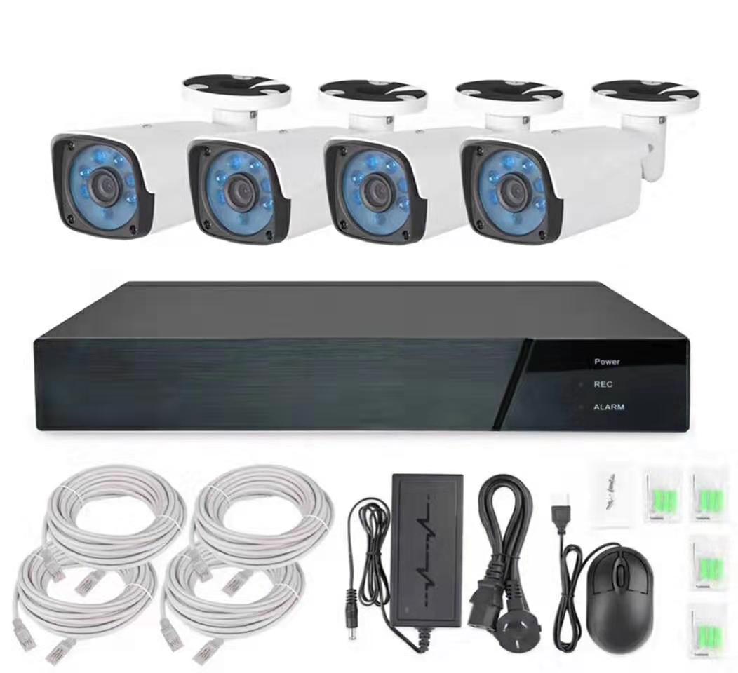 Nvr Kit 4 Camera 5Mp Poe - Kit NVR POE de 4 canales