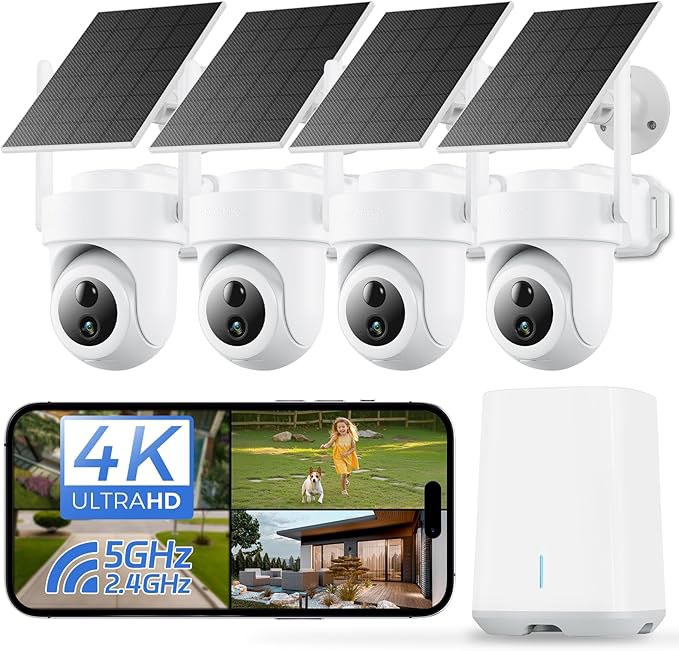 Security Camera System Solar 4G - Sistema de seguridad para el hogar