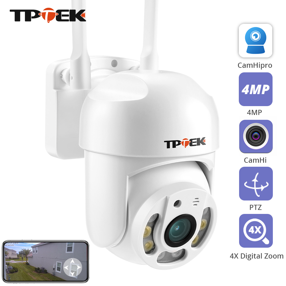 Cctv Camera System 8 Camera Wireless - Cámara IP PTZ de 4MP con