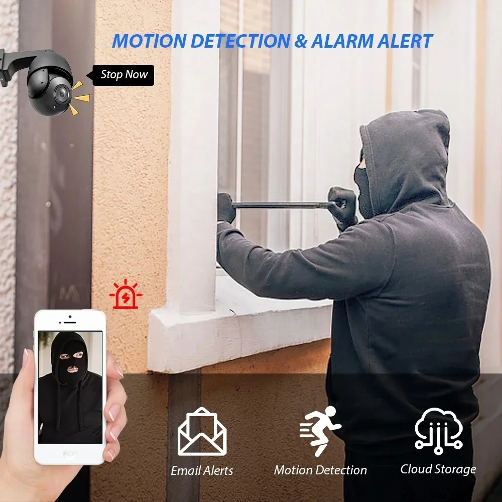 Cámara PTZ Domo BOAVISION 4K d - Ptz Camera 30X Zoom Poe reseña y precio