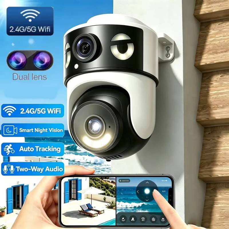 Cámara IP PTZ para exteriores  - Cctv Camera System 8 Camera Wireless reseña y precio