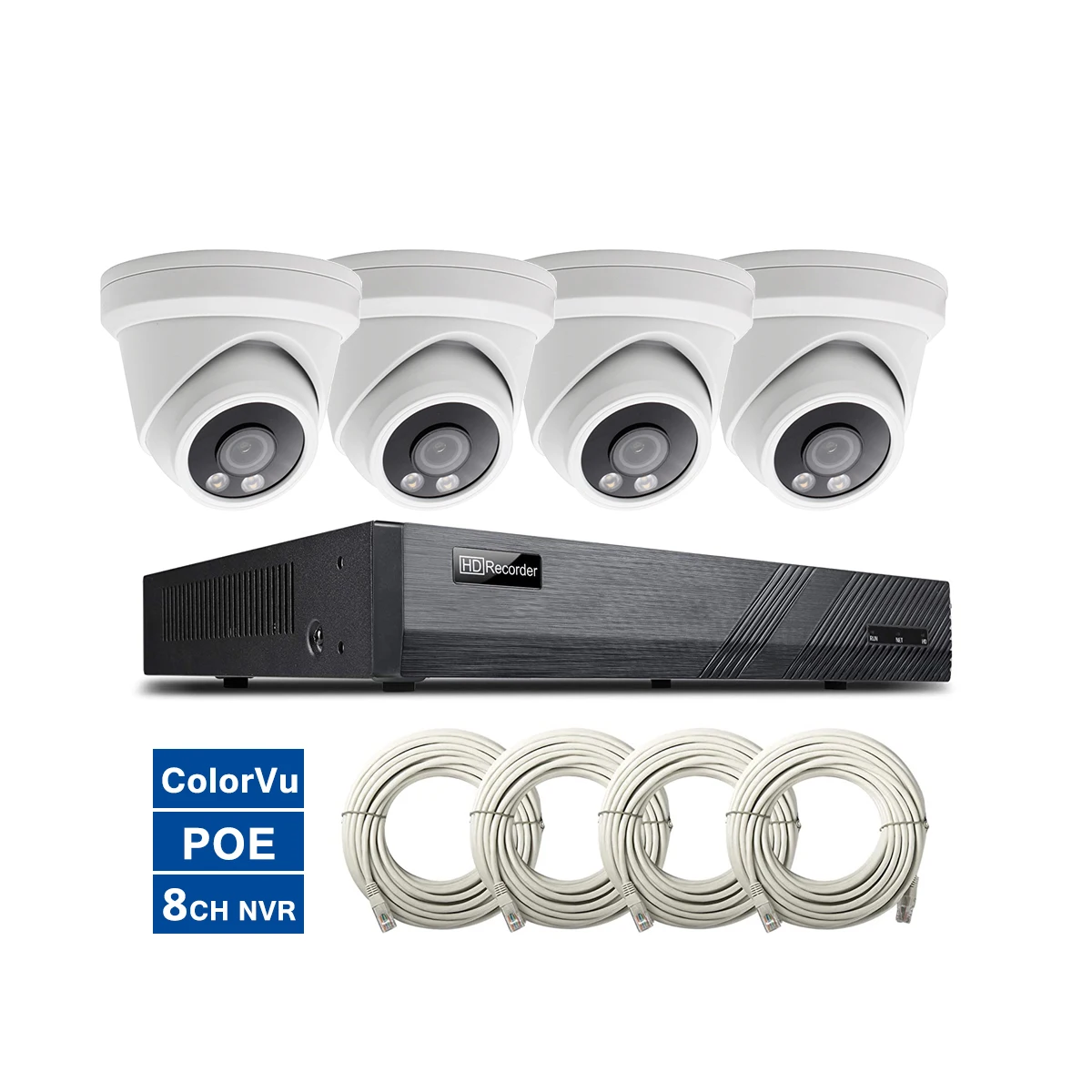 8 Ch hd Nvr Poe Kit Cctv 4 a t - Nvr Kit 4 Camera 5Mp Poe reseña y precio