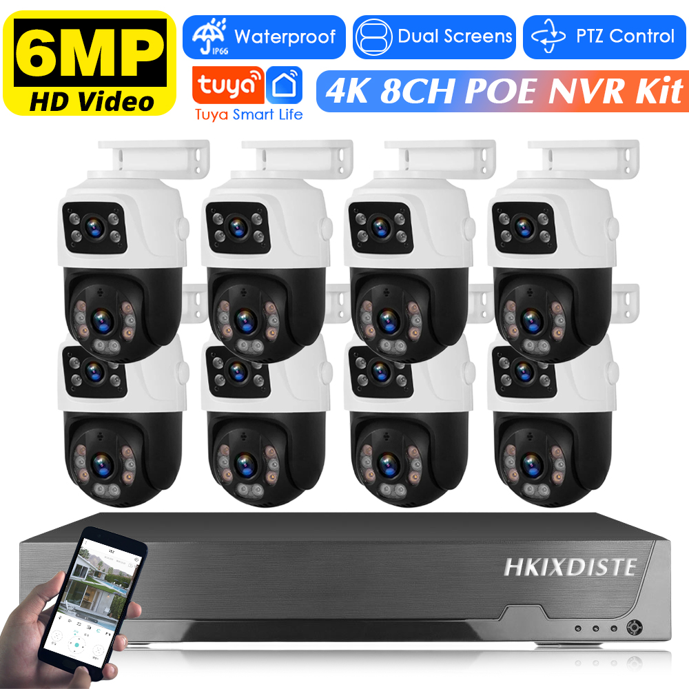 Sistema de videovigilancia int - Cctv Nvr System 8 Channel 4K Poe reseña y precio