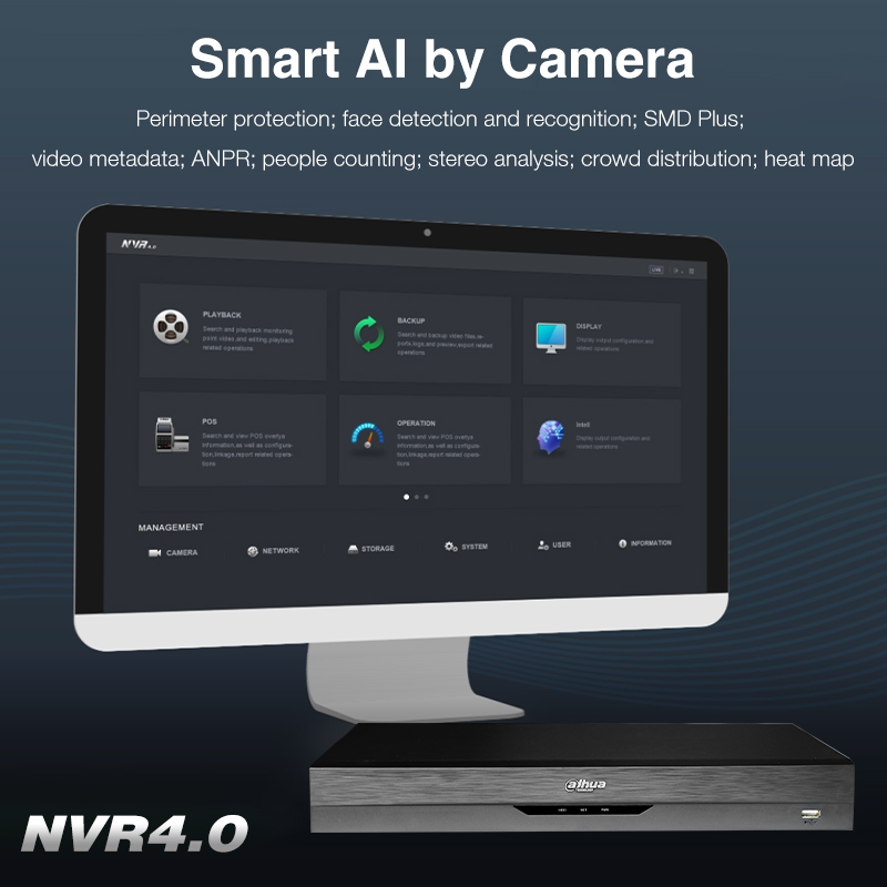 Dahua NVR4104HS-P-EI 4PoE NVR4 - Dahua Nvr 16 Channel reseña y precio
