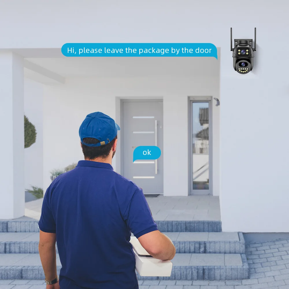 Cámara de vigilancia WiFi 4K 8 - Ip Camera 4K 8Mp Outdoor Ptz reseña y precio