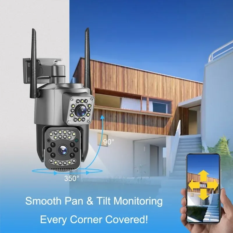 Cámara IP WIFI de 8MP, 4K, PTZ - Ip Camera 4K 8Mp Outdoor Ptz reseña y precio