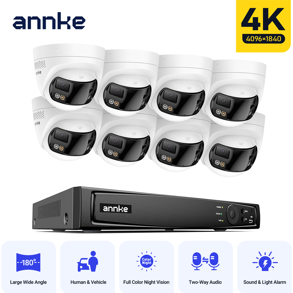 ANNKE 4K Sistema de cámaras de - Poe Security Camera 8Mp 4K reseña y precio