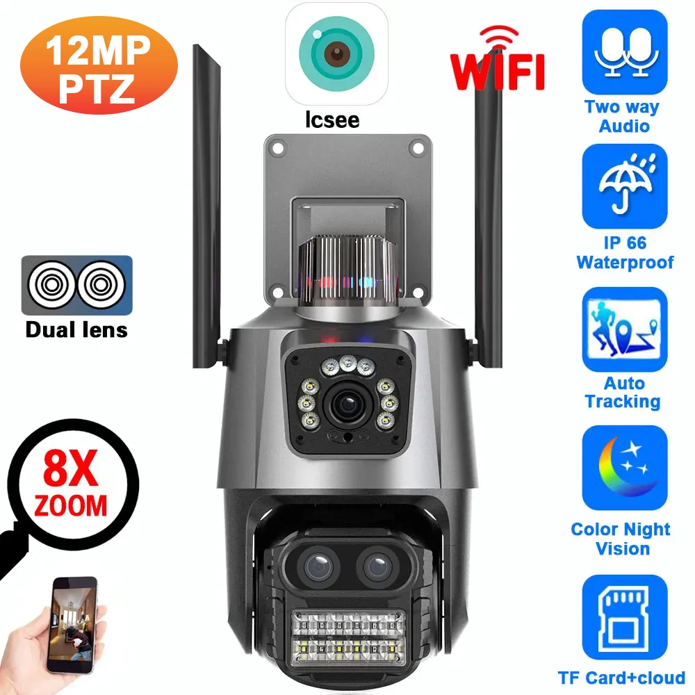 Cámara de seguridad IP Wifi 4K - Cctv Camera System 8 Camera Wireless reseña y precio