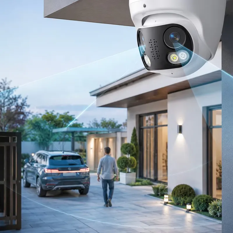 Cámara domo metálica panorámic - Cctv Camera 180 Degree Panoramic reseña y precio