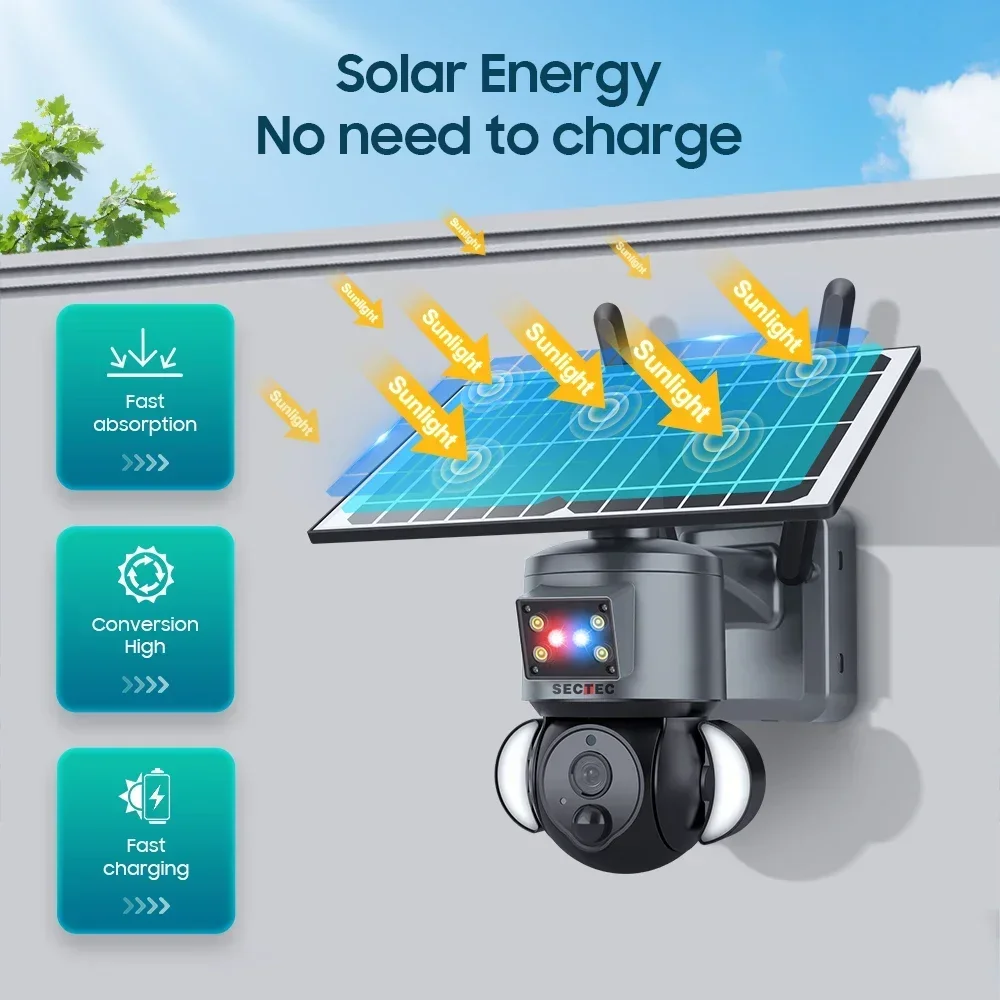 Cámara de Seguridad Inalámbric - Security Camera System Solar 4G reseña y precio