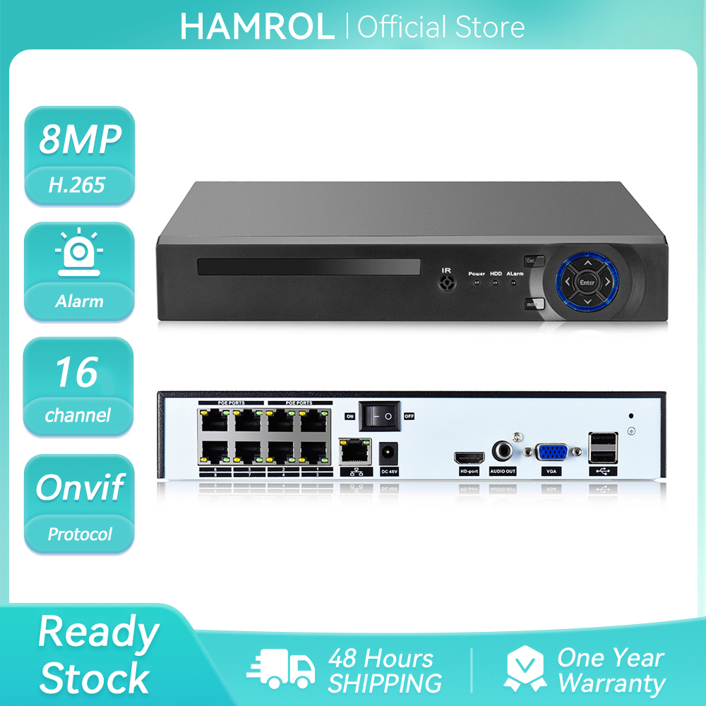 Grabador de vídeo 4K 8MP Ultra - Nvr 16 Channel 4K H265 reseña y precio