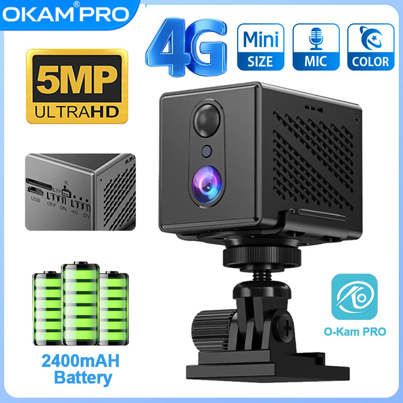 OKAM PRO Cámara Wifi HD 4G de  - Security Camera System Solar 4G reseña y precio