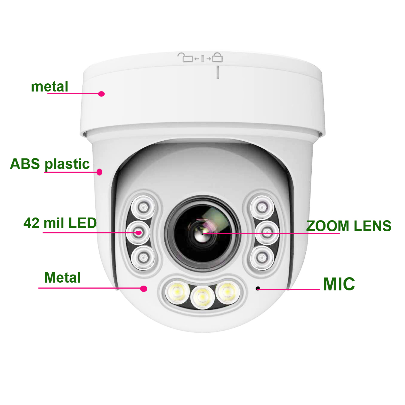 Cámara IP PTZ HiEasy con Zoom  - Hikvision Ip Camera 8Mp Dome reseña y precio