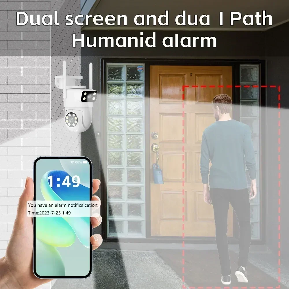 Cámara de seguridad Tuya con d - Ip Camera 4K 8Mp Outdoor Ptz reseña y precio