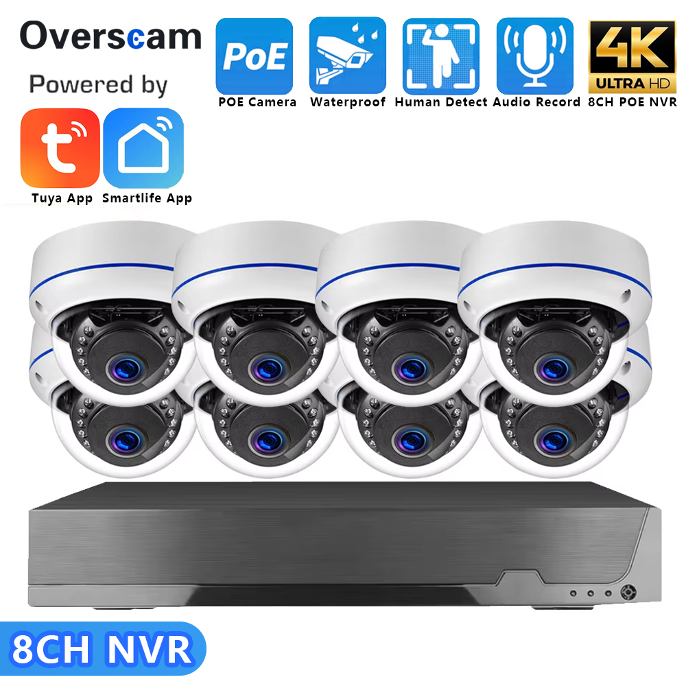 Sistema de cámaras de segurida - Cctv Nvr System 8 Channel 4K Poe reseña y precio