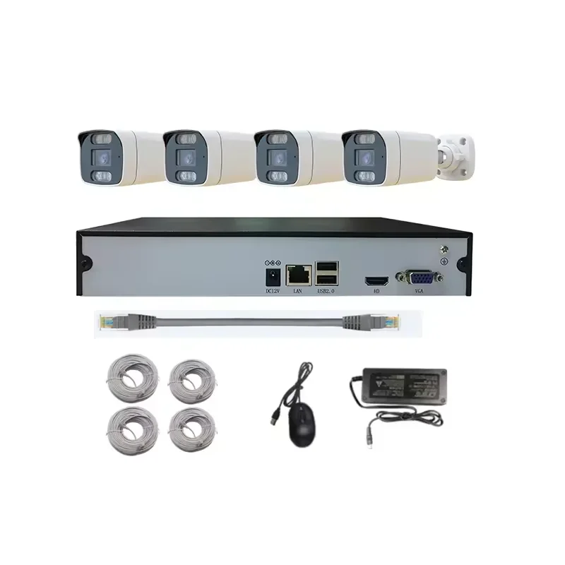 Kit NVR de 4 Canales con IA, C - Nvr Kit 4 Camera 5Mp Poe reseña y precio
