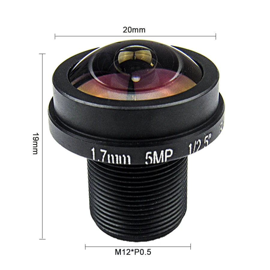 Lente ojo de pez de 1,7mm, 5 m - Cctv Camera 180 Degree Panoramic reseña y precio