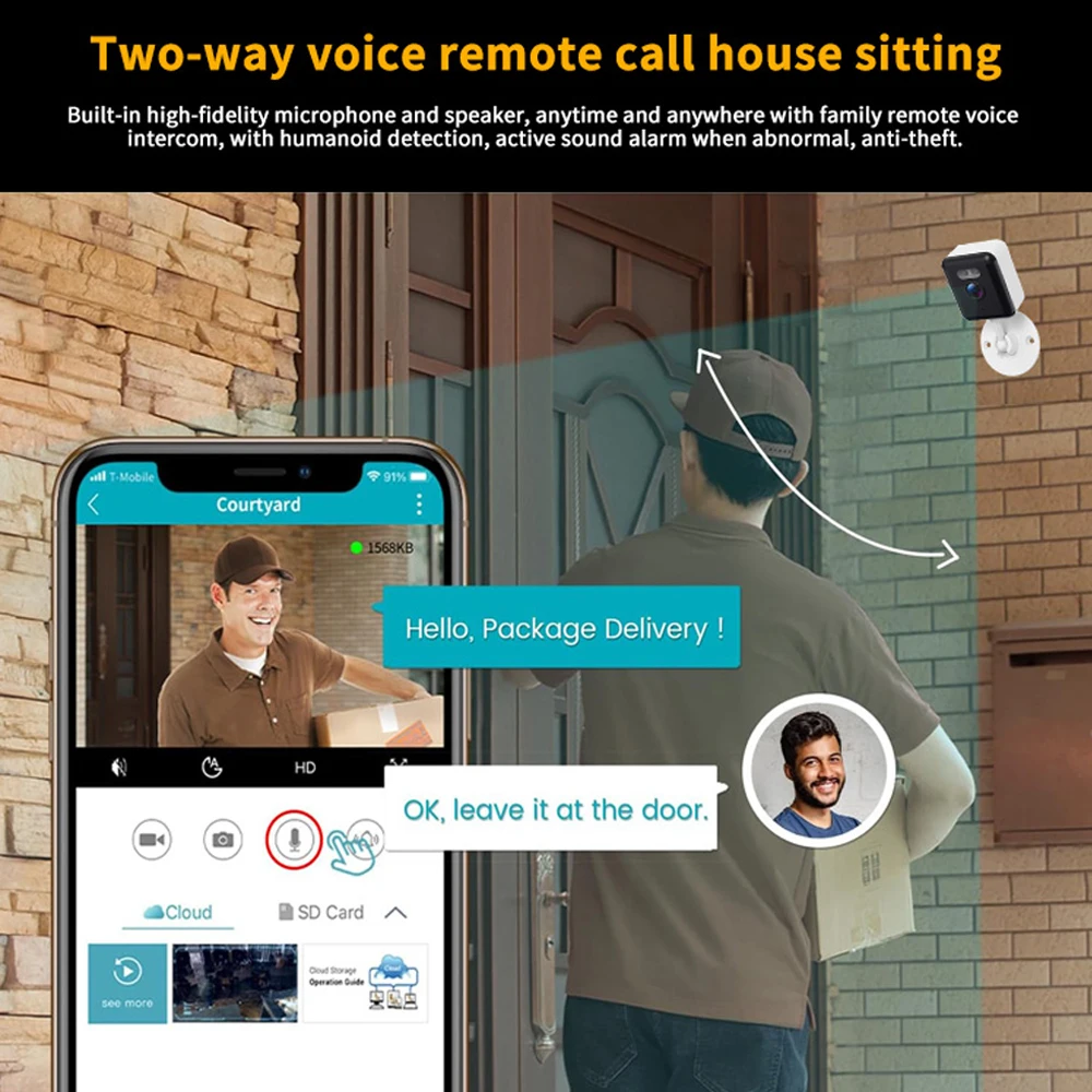 Cámara IP WiFi Tuya Smart Mini - Cctv Camera System 8 Camera Wireless reseña y precio