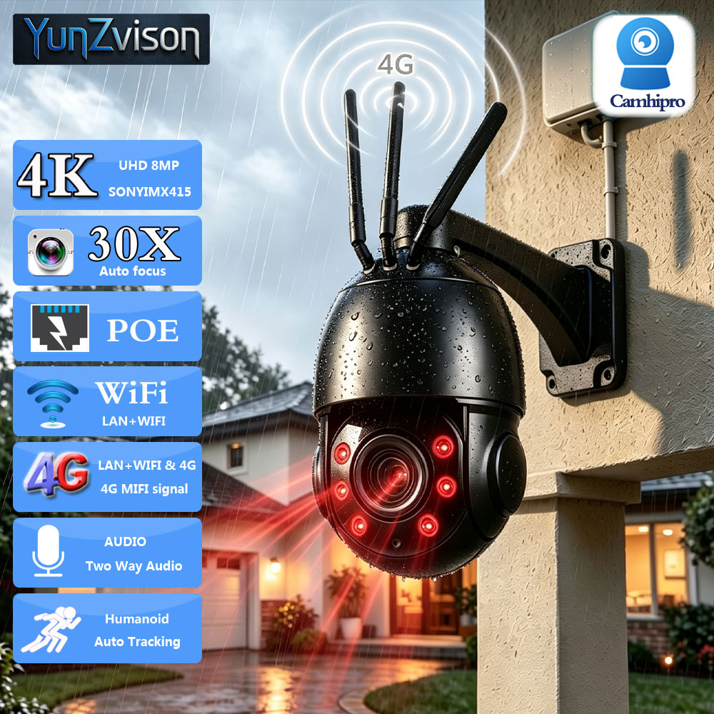 Cámara IP de vigilancia PTZ co - Ptz Camera 30X Zoom Poe reseña y precio