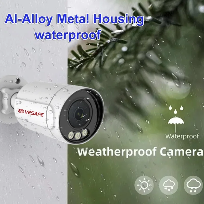 Kit de Vigilancia Exterior VES - Nvr Kit 4 Camera 5Mp Poe reseña y precio