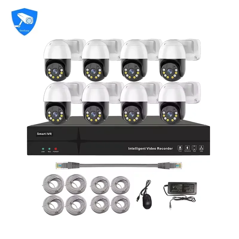 Conjunto de Cámaras IP Domo de - Nvr Kit 4 Camera 5Mp Poe reseña y precio