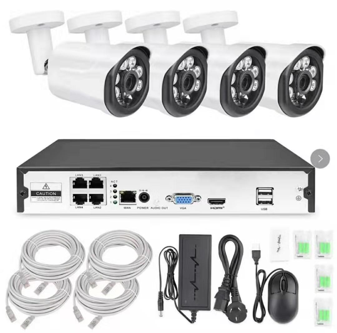 Kit NVR POE de 4 canales con I - Nvr Kit 4 Camera 5Mp Poe reseña y precio