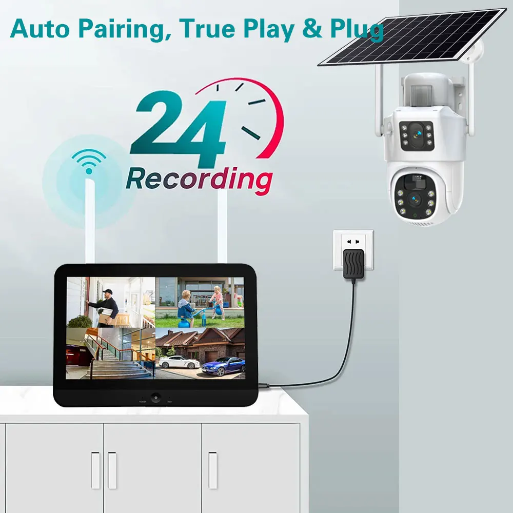 Sistema de videovigilancia de  - Cctv Camera System 8 Camera Wireless reseña y precio