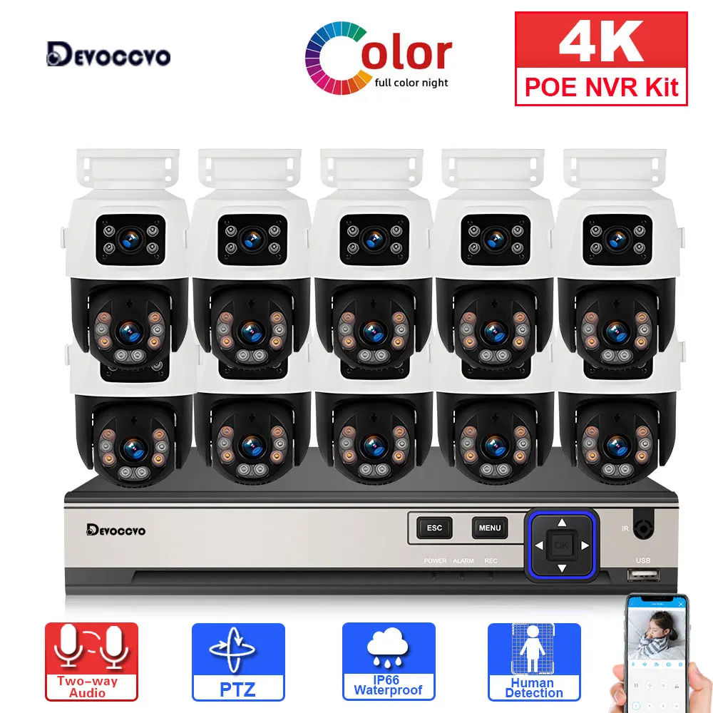 Kit NVR POE H.265 de 8 Canales - Cctv Nvr System 8 Channel 4K Poe reseña y precio