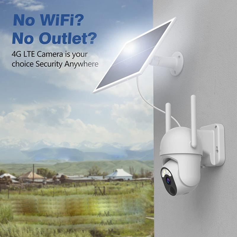 Cámara Solar Saikiot 3MP 4G WI - Security Camera System Solar 4G reseña y precio