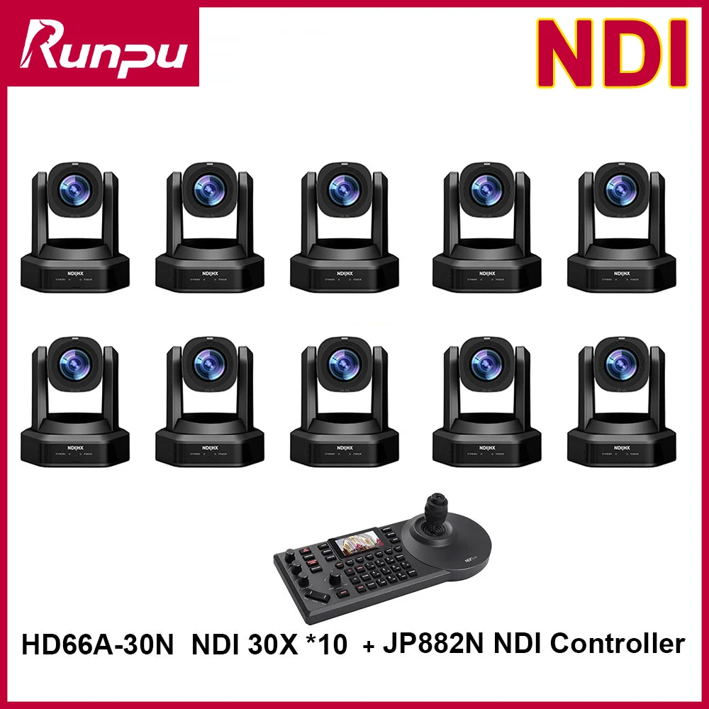 1-10 piezas de cámara PTZ NDI  - Ptz Camera 30X Zoom Poe reseña y precio