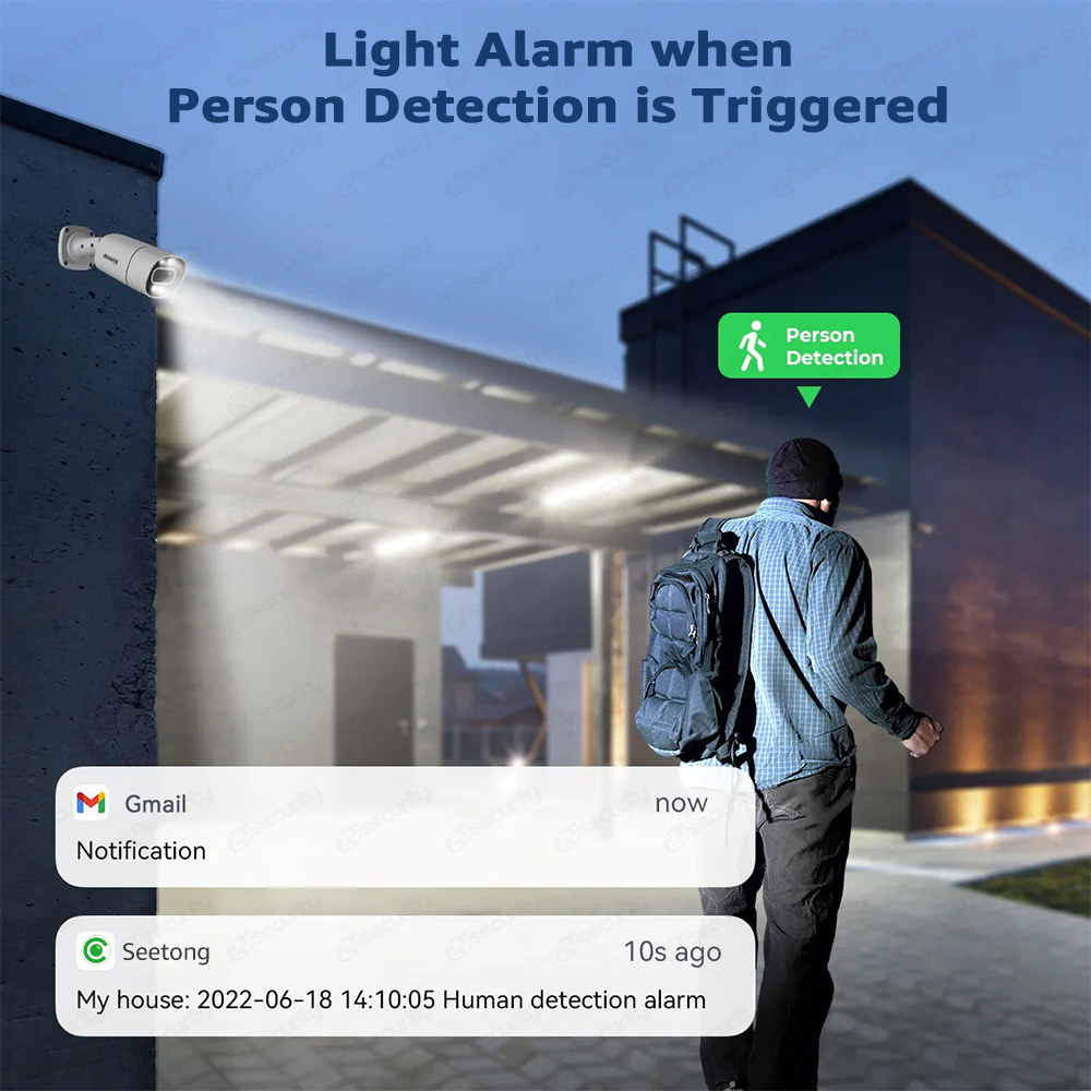Sistema de Cámaras de Segurida - Nvr Kit 4 Camera 5Mp Poe reseña y precio