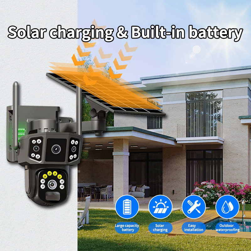 Cámara de Seguridad Exterior V - Security Camera System Solar 4G reseña y precio