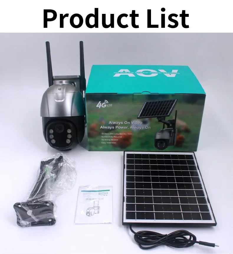 Cámara de Seguridad Solar Inal - Security Camera System Solar 4G reseña y precio