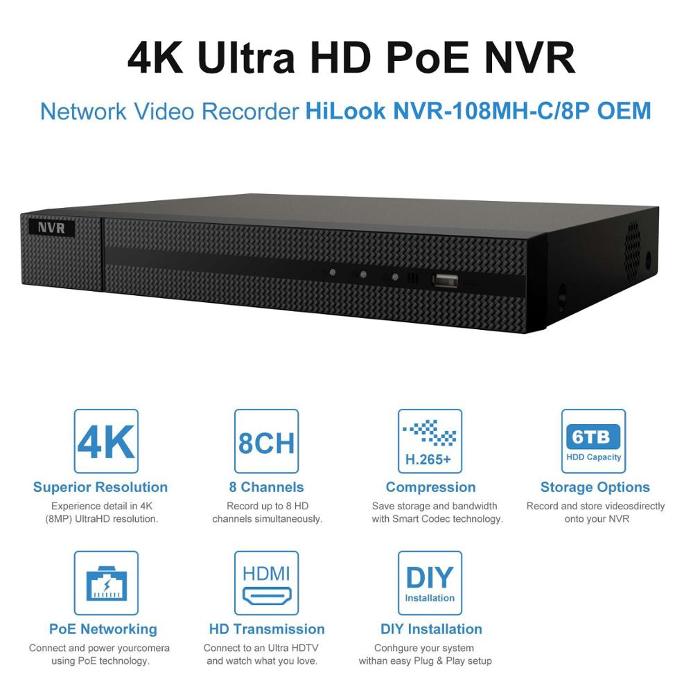 Anpviz 8CH 4K NVR 4/6/8 Uds 5M - Nvr Kit 4 Camera 5Mp Poe reseña y precio