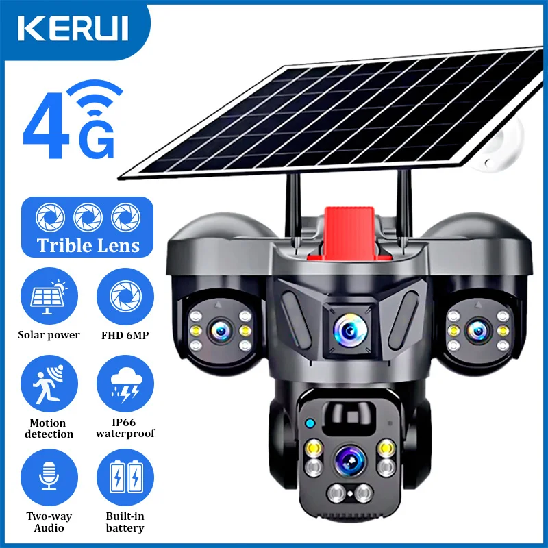 KERUI-cámara PTZ para exterior - Cctv Camera System 8 Camera Wireless reseña y precio
