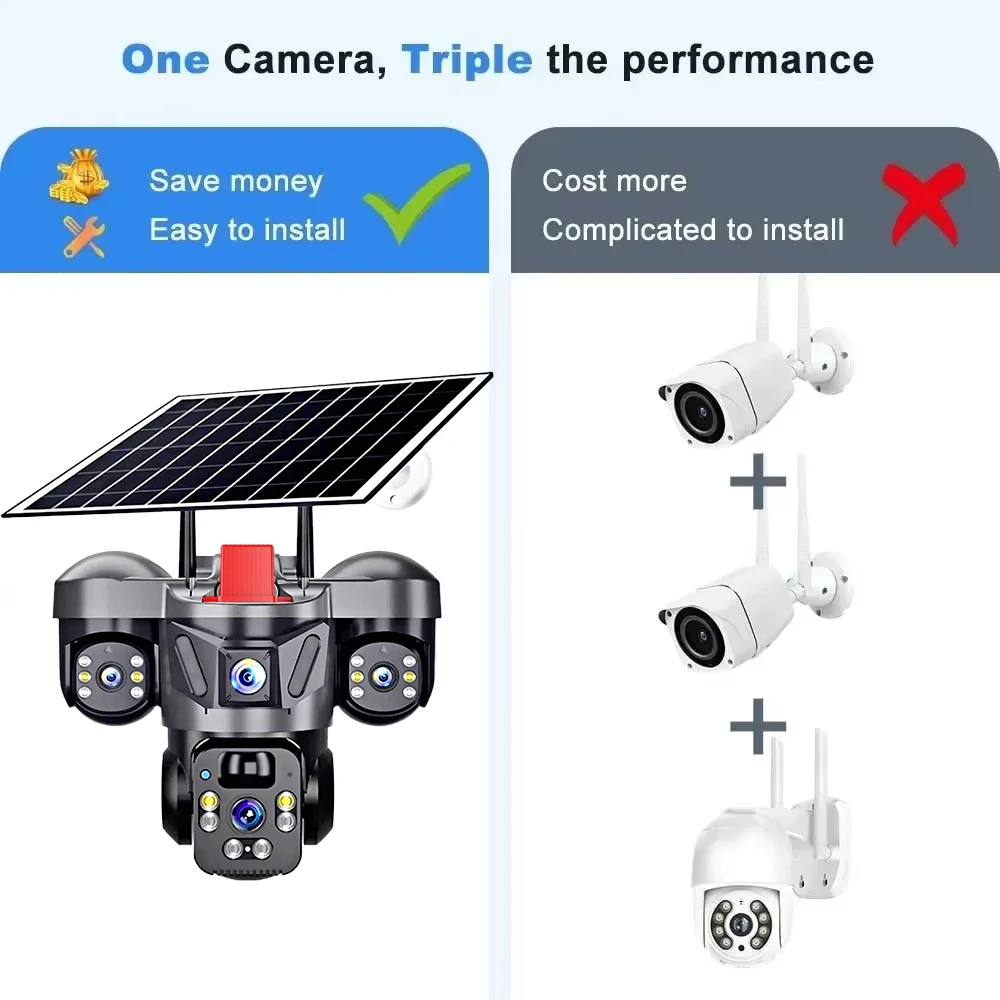 KERUI-cámara PTZ para exterior - Cctv Camera System 8 Camera Wireless reseña y precio