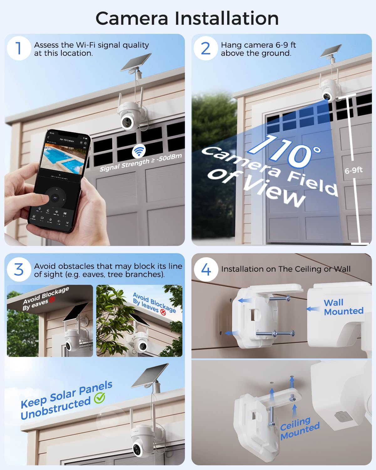 Sistema de seguridad para el h - Security Camera System Solar 4G reseña y precio