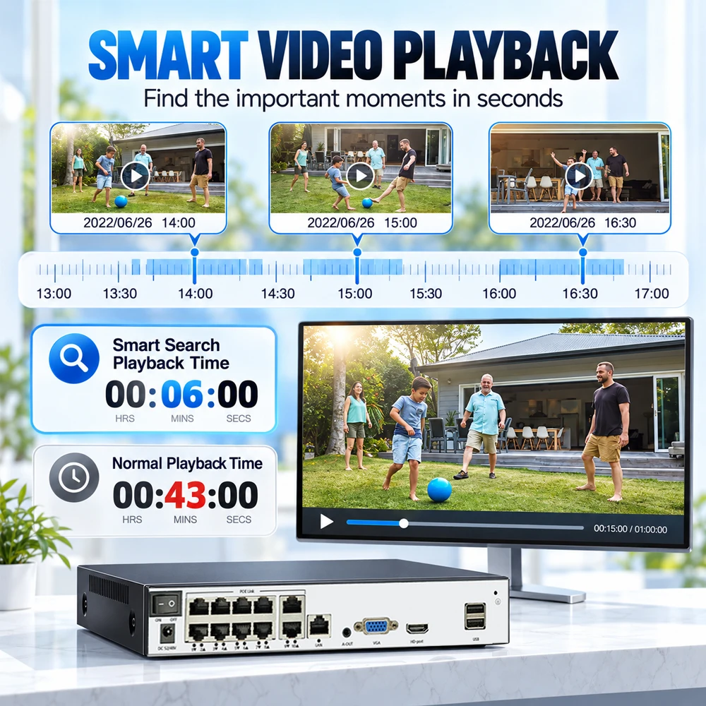 Grabador de vídeo en red (NVR) - Poe Security Camera 8Mp 4K reseña y precio