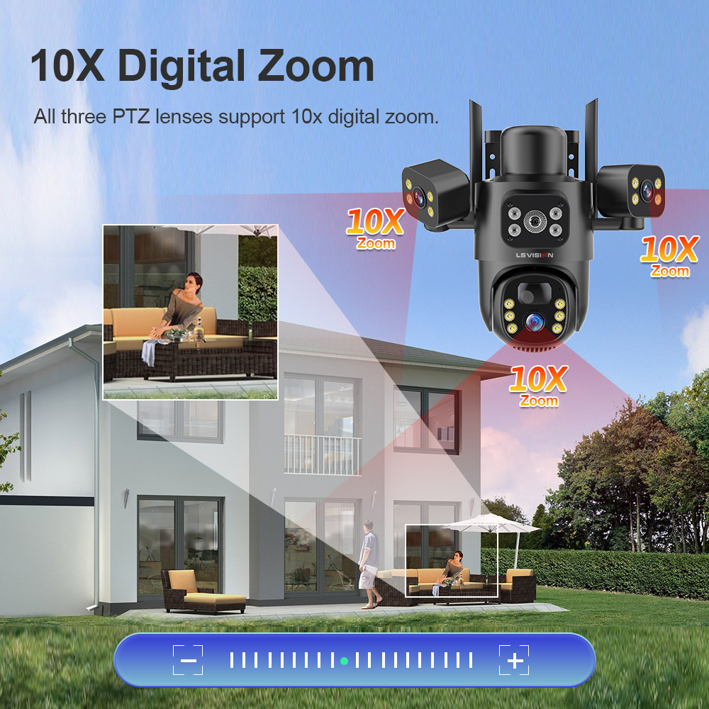 LS VISION 4G/WiFi cámara Solar - Security Camera System Solar 4G reseña y precio