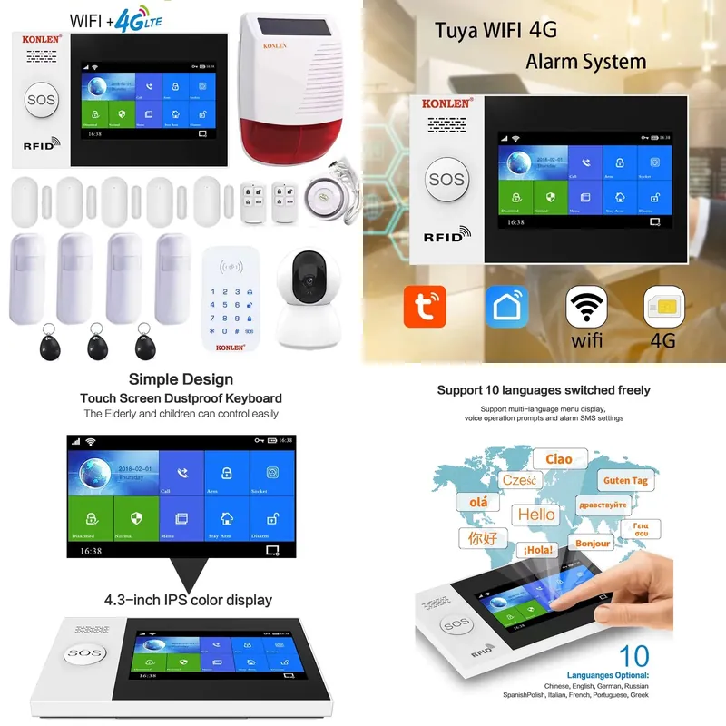 Sistema de Alarma Inteligente  - Security Camera System Solar 4G reseña y precio