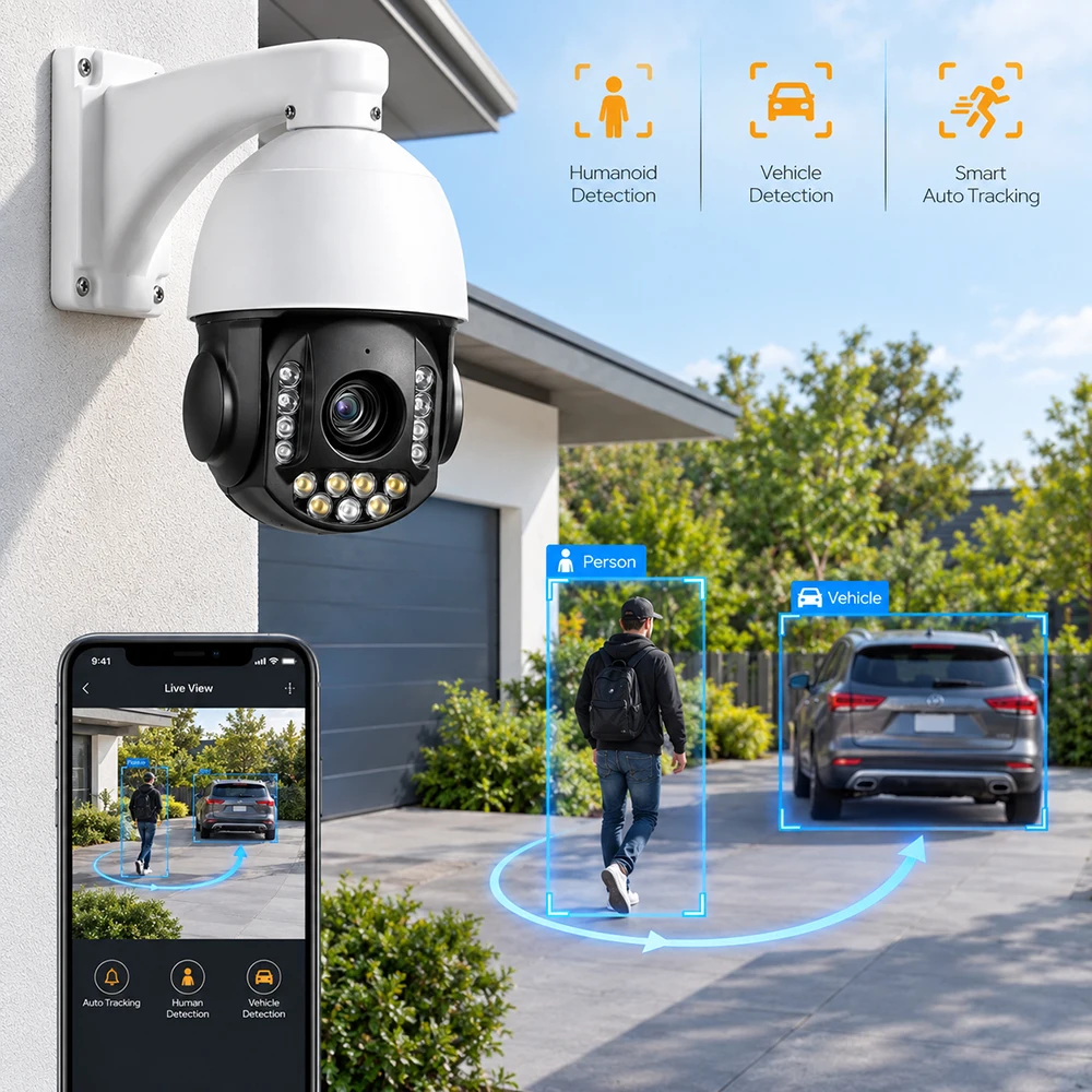 Cámara de Seguridad PTZ PoE co - Ptz Camera 30X Zoom Poe reseña y precio