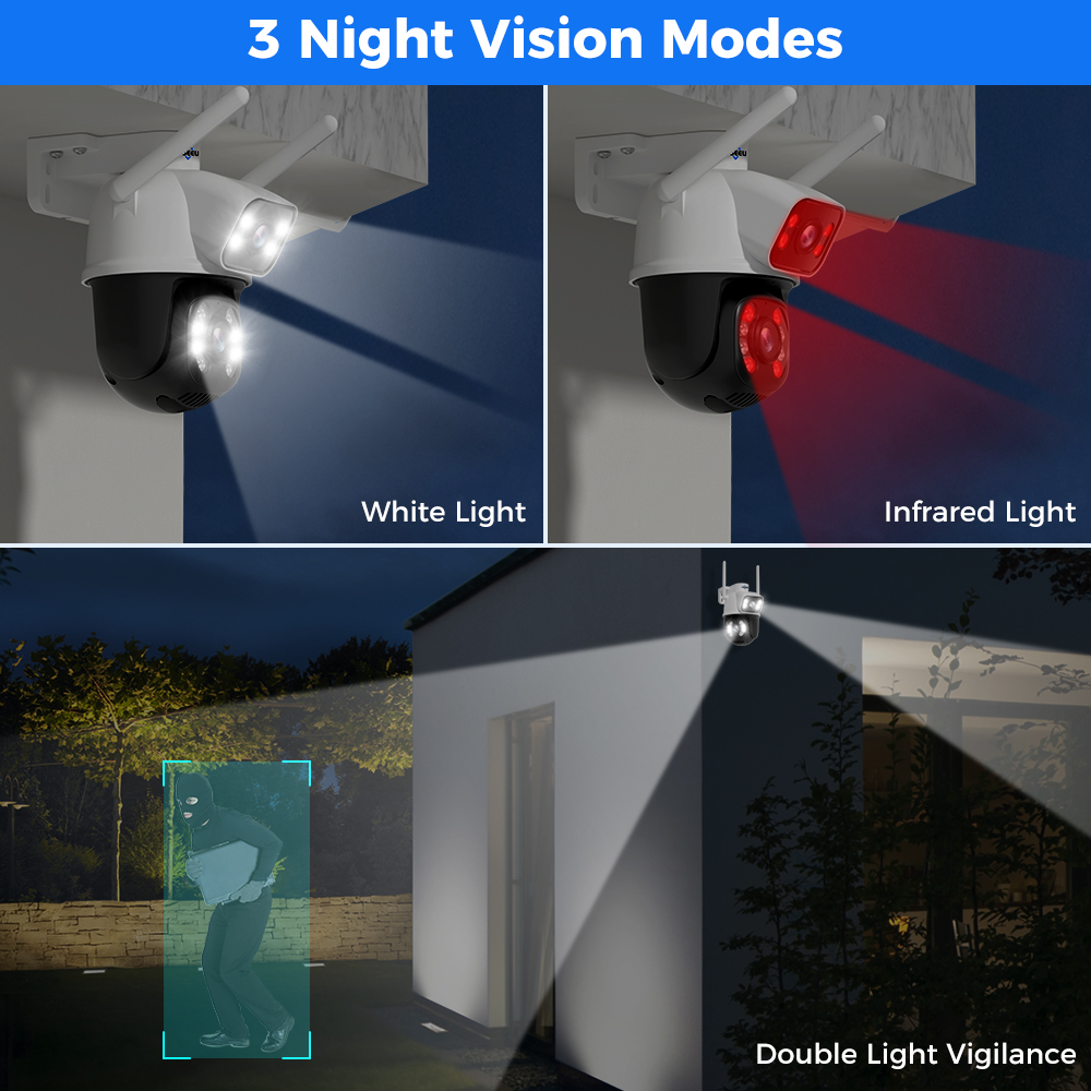 Cámara de Vigilancia Wifi Hise - Ip Camera 4K 8Mp Outdoor Ptz reseña y precio